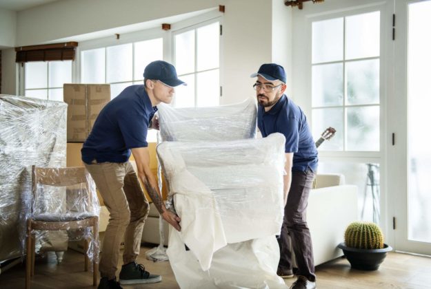 Furniture delivery service concept